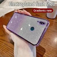 ราคา เคส Huawei หุ้มโทรศัพท์นิ่มมีกากเพชรชุบด้วยไฟฟ้าสำหรับ Y9เคสใส่โทรศัพท์กันกระแทก Y9นายก2019 TPU (21572529541)