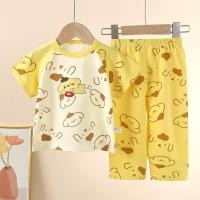 ราคา พร้อมส่ง New ชุดเซ็ทเสื้อผ้าเด็ก ชุดนอน เสื้อยืดแขนสั้น กางเกงขายาว ผ้าฝ้ายแท้100 พิมพ์ลายน่ารักมากสไตล์เกาหลี เหมาะสำหรับเด็กผู้ชาย และเด็กผู้หญิง ลายคิตตี้ อายุ 3 8 ปี (21999095913)