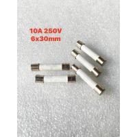 ราคา 10A 250V 10ตัว 100ตัว ฟิวส์เซรามิก ขนาด 6x30mm ไส้เกลียวใหญ่ Fuse ญี่ปุ่น ฟิวส์กระเบื้อง 10A ฟิวส์ 10A250V 10a250v ฟิวส์ 10 แอม 250V ฟิวส์ญี่ปุ่น10A พร้อมส่ง (20973990457)