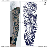 ราคา mishun318862 1แผ่นรอยสักแขนยาวเต็มรูปแบบลายสักลายสำหรับชนเผ่าขนาดใหญ่สติกเกอร์รอยสักลายมังกรเซ็กซี่สำหรับผู้ชาย (20268775830)