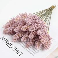ราคา 6 ชิ้นเทียมข้าวสาลีหูดอกไม้ดอกไม้แห้งสําหรับงานแต่งงานตกแต่งสวนดอกไม้การจัด (20953906484)