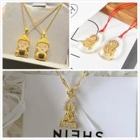 ราคา MIAOYA แฟชั่นจี้ทองสวยๆ สร้อยทองพร้อมพระ พระเครื่องจี้ วันเกิดสร้อยคอนำโชคแฟชั่นจี้ทองสวยๆสร้อยทองพร้อมพระพระเครื่องจี้วันเกิดสร้อยคอนำโชค (6203748866)