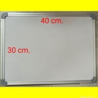 ราคา ไวท์บอร์ด non magnetic whiteboard 30 40 cm no tray (18926899415)