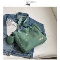 ราคา แถมกระเป๋าใบเล็ก 4สี ส่งจากไทย ใบใหญ่ ผ้าแคนวาสผ้าหนา กระเป๋าผ้าสะพายไหล่ กระเป๋าถือ (21887978887)