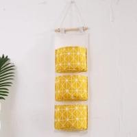 ราคา กระเป๋าเก็บของกันน้ำ3ช่องกระเป๋าที่เก็บของแบบแขวนแขวนติดผนังลายหมีที่จัดระเบียบในตู้เสื้อผ้าฟลามิงโก้การตกแต่งบ้านจิปาถะ (21431224309)