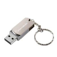 ราคา SomnAmbulist 360 rotary flash drive 1GB 64GB 128GB portable USB flash drive Silver metal waterproof and durable 2GB 4GB 8GB 16GB 32GB (21873648496)