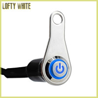 ราคา สวิตช์มอเตอร์ไซค์ LED สีขาว Lofty กันน้ำ12V ไฟตัดหมอกปุ่มกดแตรมอเตอร์ไซค์ (20302720814)