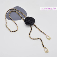 ราคา xunxingqie เข็มขัดโซ่สีทองดอกไม้แฟชั่นผู้หญิงเข็มขัดโลหะสีเงินพังก์ปรับได้สำหรับผู้หญิงชุดเดรสแบบโซ่พร้อมสายรัดเอว (21718947508)