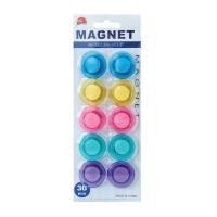 ราคา หมุดแม่เหล็ก MAGNET เม็ดแม่เหล็ก ขนาด 20 30 40mm คละสี แม่เหล็กติดกระดาน เม็ดแม่เหล็กติดบอร์ด เม็ดแม่เหล็กกลม 1แพ็ค (12676962427)