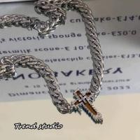 ราคา สร้อยคอไม้กางเขน สีดำสะท้อนแสง คอลเลกชันสร้อยคอไม้กางเขนที่ทันสมัย วัสดุเหล็กไทเทเนียมจะไม่ลอกหรือเปลี่ยนเป็นสีดำ (21554024562)