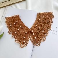 ราคา ELECTRONIC CIRCUIT เสื้อเบลาส์ คอ Ruff ปรับเสื้อผ้าได้ ผ้าคลุมไหล่สำหรับตกแต่ง ปกเสื้อปลอม ถอดออกได้ ลูกไม้ผ้าคอ เสื้อครึ่งปกคอแบะของเสื้อ (21783414133)
