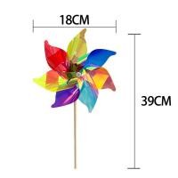 ราคา Pluck COD กังหันลม หลายสี ของเล่นเด็ก สำหรับประดับสวน DIY หลากสีสัน กังหันลมพลาสติก (21561073851)