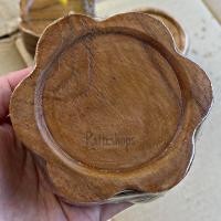 ราคา ที่รองแก้ว ไม้สักแท้ (21936834966)