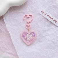 ราคา Sanrio พวงกุญแจพวงกุญแจรถน่ารัก Cinnamoroll Luminous แบบพกพาจี้อุปกรณ์เสริมอะคริลิคพวงกุญแจ Cinnamoroll Quicksand Sequins Luminous แบบพกพาจี้อุปกรณ์เสริม (21436685369)