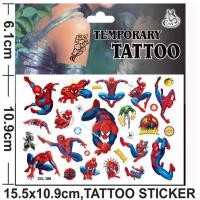ราคา แทททูสไปเดอร์แมน แทททูซุปเปอร์ฮีโร่ แทททูสำหรับเด็ก รอยสัก รอยสักชั่วคราว แทททู สไปเดอร์แมน ฮีโร่ Spiderman Spider man Temporary Easy Tattoo For Kid (7231606284)