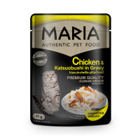 ราคา MARIA Wet Cat Food มาเรีย อาหารแมวชนิดเปียก 70 g (21501998451)