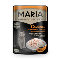 ราคา MARIA Wet Cat Food มาเรีย อาหารแมวชนิดเปียก 70 g (21501998450)
