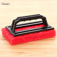ราคา MARBIT แปรงฟองน้ำทำความสะอาดเหมาะสำหรับอ่างจากุซซี่อุปกรณ์ทำความสะอาดสระว่ายน้ำที่มีด้ามจับเช็ดห้องน้ำหนา (20431252083)
