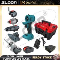 ราคา Zloon ชุดเครื่องมือ5in1Multi เครื่องมือไฟฟ้าสว่าน Reciprocating Saw Oscillating เครื่องมือ Jig Saw Sander Combo Kit เปลี่ยนหัวสำหรับ Makita (21519640507)