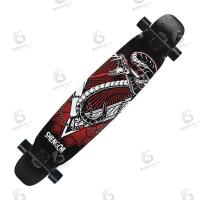 ราคา ลองบอร์ด Longboard สเก็ตบอร์ดยาว สเก็ตบอร์ด สำหรับผู้เริ่มเล่น ลองบอร์ด longboard ขนาด 107 ซม เล่นได้ทั้งผู้ใหญ่และเด็ก ฟรี ประแจT ถุง กันชนขอบ (16575146606)