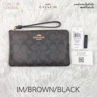ราคา COACH CS438 คล้องมือ 1 zip L ขนาด 7 75 นิ้ว รุ่นใหม่ ของแท้ 1000000 ใส่โทรศัพท์ได้ จาก COACH FACTORY calhoun georgia (21610052783)
