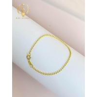 ราคา Keen jewelry สร้อยข้อมือทองแท้ สร้อยข้อมือผู้หญิง สร้อยข้อมือ 9K ของแท้ สร้อยข้อมือ 9K อิตาลี ลายไข่ปลา 1 5 มิล สีทอง มีใบรับประกันจากทางร้าน (20261486771)
