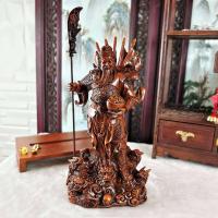 ราคา รุ่นใหม่พึ่งเข้า เทพเจ้ากวนอูยืน9มังกรหัวยื่น ถือก้อนทองสีไม้ง้าวตั้ง ง้าวลง งานเรซิ่น ขนาด 16 19 26 36 นิ้ว (17994126764)
