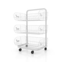 ราคา ชั้นตะกร้ามินิมาร์ท 3 5 ชั้น รุ่น Pony แบบโครง หน้าเดียว มีล้อ กว้าง 72 cm เชลฟ์วางขนม ชั้นวางขายของชำ ชั้นวางสินค้าเบ็ดเตล็ด ชั้นตะกร้า ชั้นวางสินค้า ชั้นมินิมาร์ท ชั้นวางขนม (21786309032)