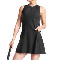 ราคา ชุดเดรสนักเทนนิสผู้หญิงความยาวปานกลางกระโปรงเทนนิสสบายๆของผู้หญิงกระโปรงกีฬาฟิตเนสชุดเดรสแนวสปอร์ตชุดเทนนิสกระโปรงเล่นกอล์ฟ (20090452541)