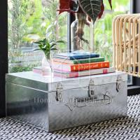 ราคา Clearance Treasure Trunk กระเป๋าวินเทจ กระเป๋า เดินทาง ขนาดเล็ก กล่องวินเทจ กล่อง เก็บเสื้อผ้า รองเท้าใส่ของ วินเทจ เครื่องมือ สังกะสี แต่ง บ้าน (3970634774)