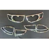 ราคา คิ้วโครเมี่ยมครอบไฟหน้า ไฟท้าย สำหรับ Mitsubishi Pajero Sport 2012 โครเมี่ยมอย่างดี มาพร้อมกาว 2 หน้า (21703934736)