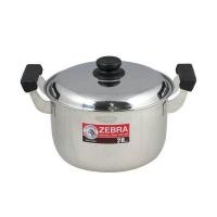 ราคา ZEBRA หม้อ หม้อต้ม Carry ตราหัวม้าลาย หม้อหุงต้ม หม้อสแตนเลส Carry ตราหัวม้าลาย สแตนเลสแท้ 304 (21666021568)