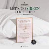 ราคา วันเวิร์ค PVC ป้ายสำหรับผ้าปูที่นอน ป้ายรักษ์โลก ลายคลาสสิค Onework Bed Linen Tag Classic Style (4387232626)