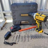 ราคา ส่งจากไทย MASARU สว่านไฟฟ้าไร้สาย สว่านไร้สาย สว่าน 3ระบบ สว่านไร้สายแท้ สว่านแบต สว่านโรตารี่ไร้สาย พร้อมดอกสว่านและอุปกรณ์ เจาะ ขันน็อต กระแทก เครื่องมือช่าง 32 ชิ้น มีบริการเก็บเงินปลายทาง (2175337