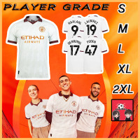 ราคา ใหม่ เสื้อฟุตบอล แมนเชสเตอร์ ซิตี้ ชุดเยือน เกรดแฟนบอล เพเยอร์ 2023 24 Manchester City Away Kit 2023 2024 FAN VERSION (20340090793)