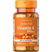 ราคา Us Imported Vitamin K100mcg 100 Tablets Coagulation Anti Osteoporosis Puritans Pride (21068242530)