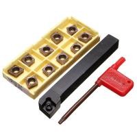 ราคา SCLCR1212H09 Holder Lathe Tool Cutter With 10pcs CCMT09T304 PM Blades Insert CNC 100mm (17339767151)