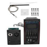 ราคา LC 5 5 Bands Acoustic Guitar Pickup EQ Preamp LCD Tuner Piezo Pickup Equalizer System (21698214389)