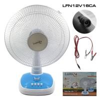 ราคา พัดลม Lumira พัดลมDC ขนาด 16นิ้ว รุ่น LFN12V16CA ใบพัด 3 ใบ พัดลมตั้งโต๊ะ ใช้กับแบตเตอรี่ แผงโซล่าเซลล์ ไฟบ้านได้ (14419614232)