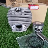 ราคา ลูกสูบแหวนเสื้อสูบ เลื่อยยนต์กระทิงดำ รุ่น6000 หรือ เลื่อยยนต์Black Bull B CS152 EG6 และ EB6 (21808445762)