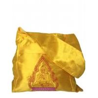 ราคา กระเป๋าพระ ย่ามกิจนิมนต์ ย่ามพระผ้าไหมปักอย่างดีขนาด15นิ้ว (21769042381)