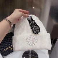 ราคา CODD Ins Chrome Heart Caps Warm Knitted Hat Thick Leather Autumn Tide All match Couple Korean Hats หมวกไหมพรม CVBR (21509249106)