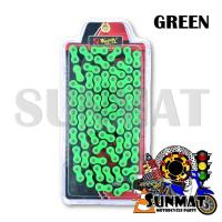 ราคา โซ่สี โซ่รถมอเตอร์ไซต์ เบอร์420 106L สำหรับรถมอเตอร์ไซต์ (21568980946)