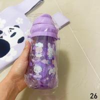 ราคา ขวดน้ำพลาสติก กระบอกน้ำของเด็ก กระบอกน้ำแบบพกพา มีฝาปิดพร้อมหลอด ขวดน้ำพกพา ขวดน้ำไปโรงเรียน (21780022335)