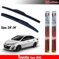 ราคา ที่ปัดน้ำฝน ใบปัดน้ำฝน ซิลิโคน ตรงรุ่น Toyota Yaris 2014 2020 ไซส์ 24 14 ยี่ห้อ Diamond กล่องแดง (2013840261)