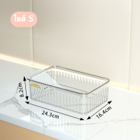 ราคา กล่องเก็บของ 5 ขนาด สีใส มีฝา กล่องพลาสติก อเนกประสงค์ ตะกร้าเก็บของ กล่องใส่ของจุกจิก กล่องจัดเก็บสิ่งของขนาดเล็ก ezyshop (21552533595)