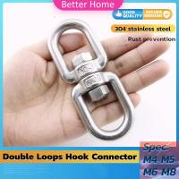 ราคา ลูกหมุนสแตนเลส ลูกหมุน ห่วงคลาย ห่วงหมุน ข้อต่อโซ่ stainless โซ่ล่ามหมา หนา M4 M5 M6 M8 rotating ring (19328780567)