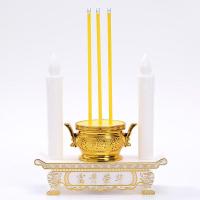 ราคา กระถางธูปไฟฟ้า กระถางธูป เทียนไฟฟ้าled ธูป3ดอก พร้อมเทียนไฟ แถมถ่านฟรี (21734848613)