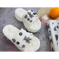 ราคา รองเท้าแตะแบบสวม แฟชั่น ส้นตึก พื้นสูง 2 นิ้ว รวบแบบยาง EVA (21599997803)