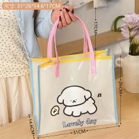 ราคา 018 กระเป๋า PVC สีขาวขุ่น มี 5 ลาย (21742225505)